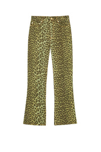 Pantalon Betzy à imprimé en denim - Celery