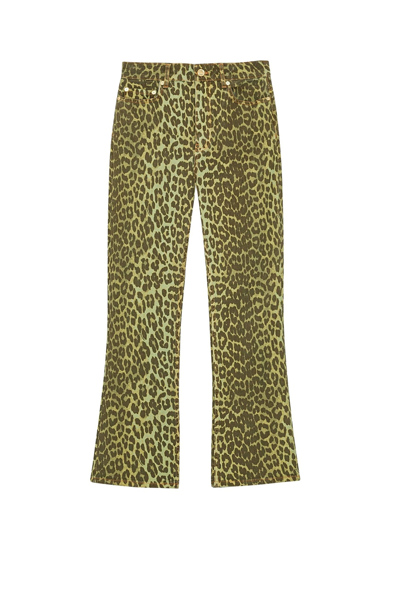 Pantalon Betzy à imprimé en denim - Celery