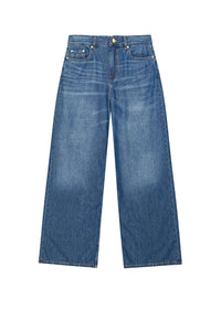 Pantalon Marri en denim - Mid Blue Vintage