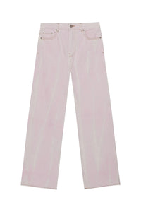 Pantalon Izey délavé en denim - Chalk Pink