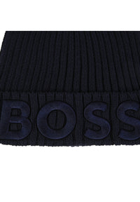 Bonnet avec logo en coton - Bleu Cargo