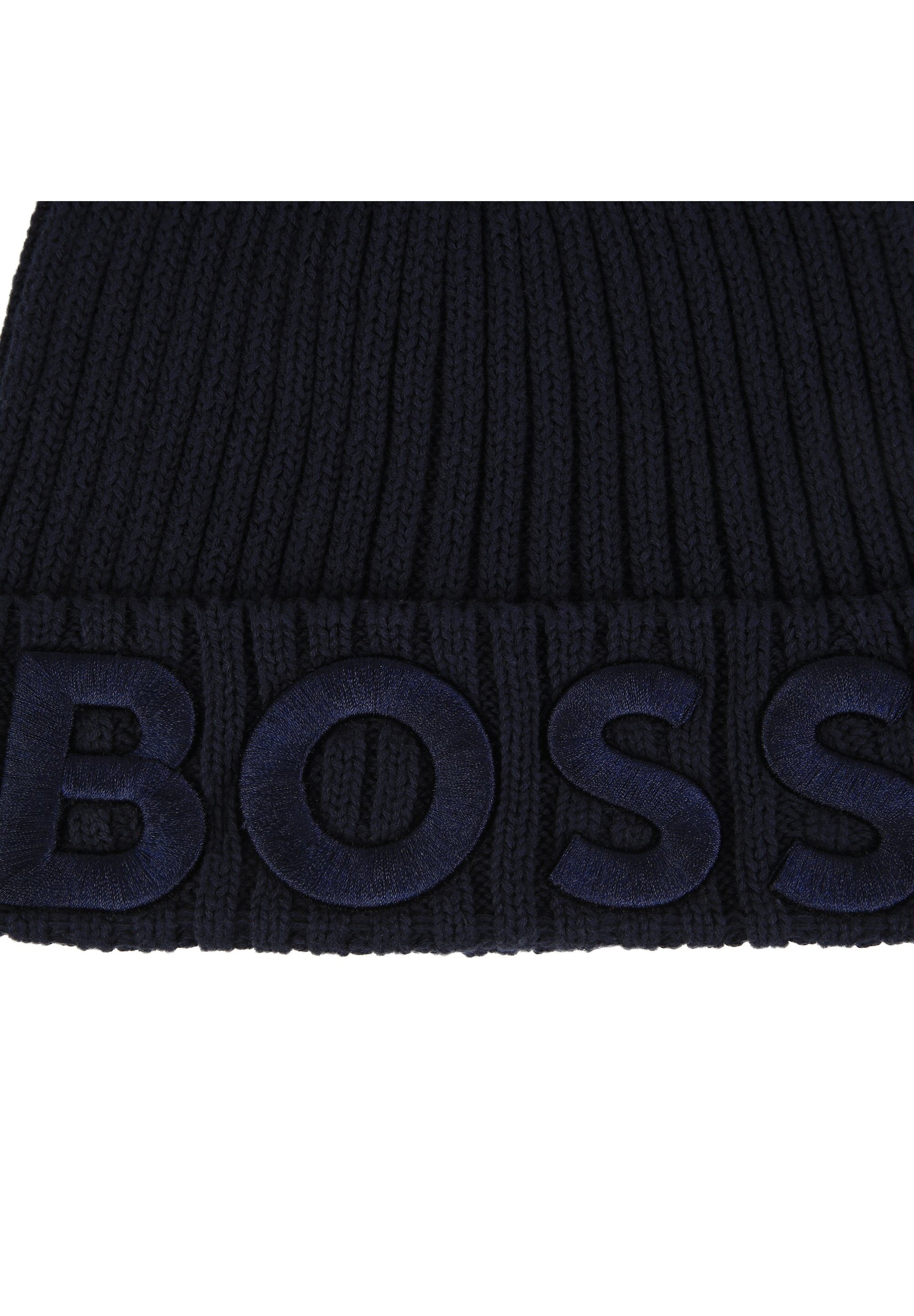 Bonnet avec logo en coton - Bleu Cargo