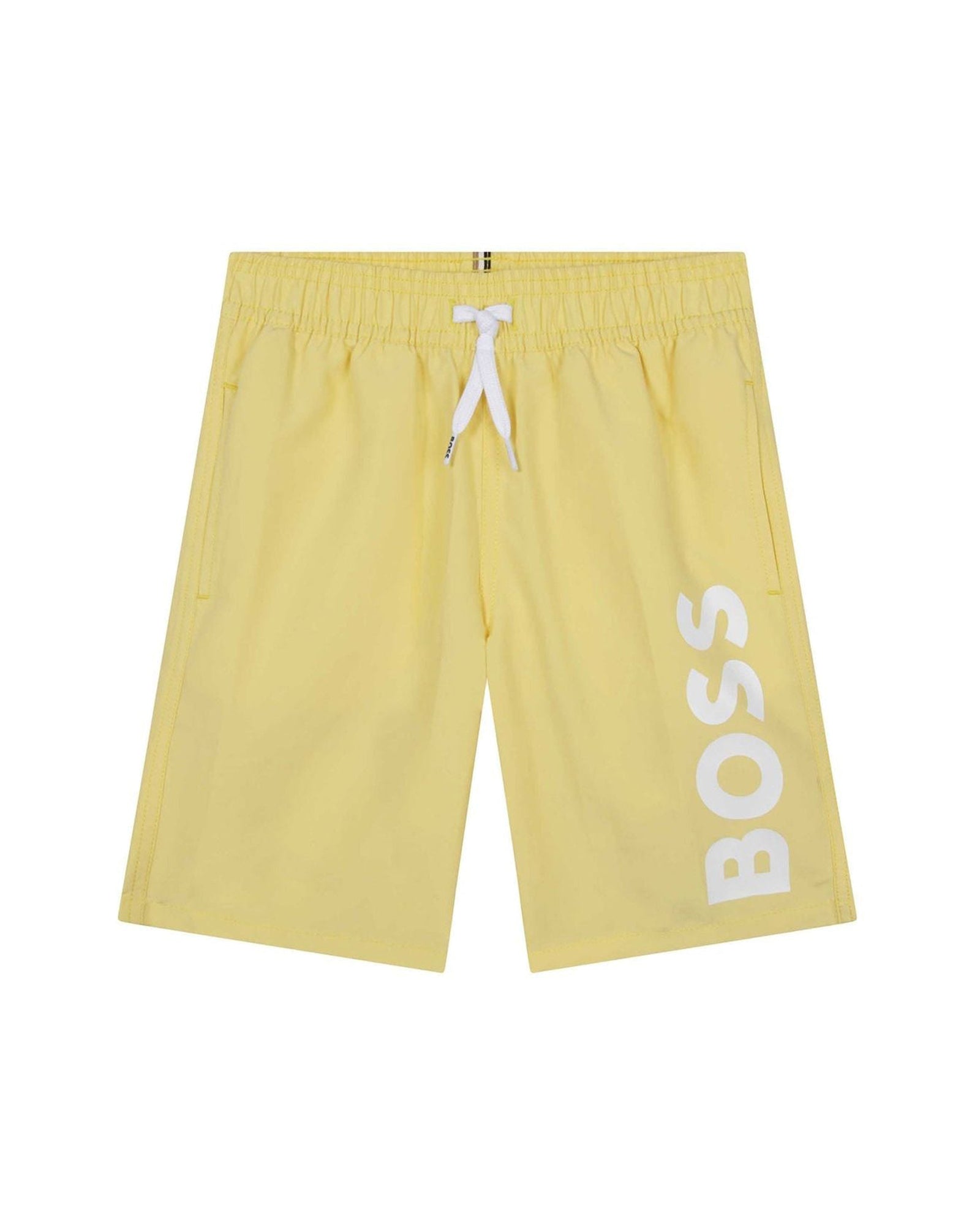 Short de bain finition peau de pêche - Mais
