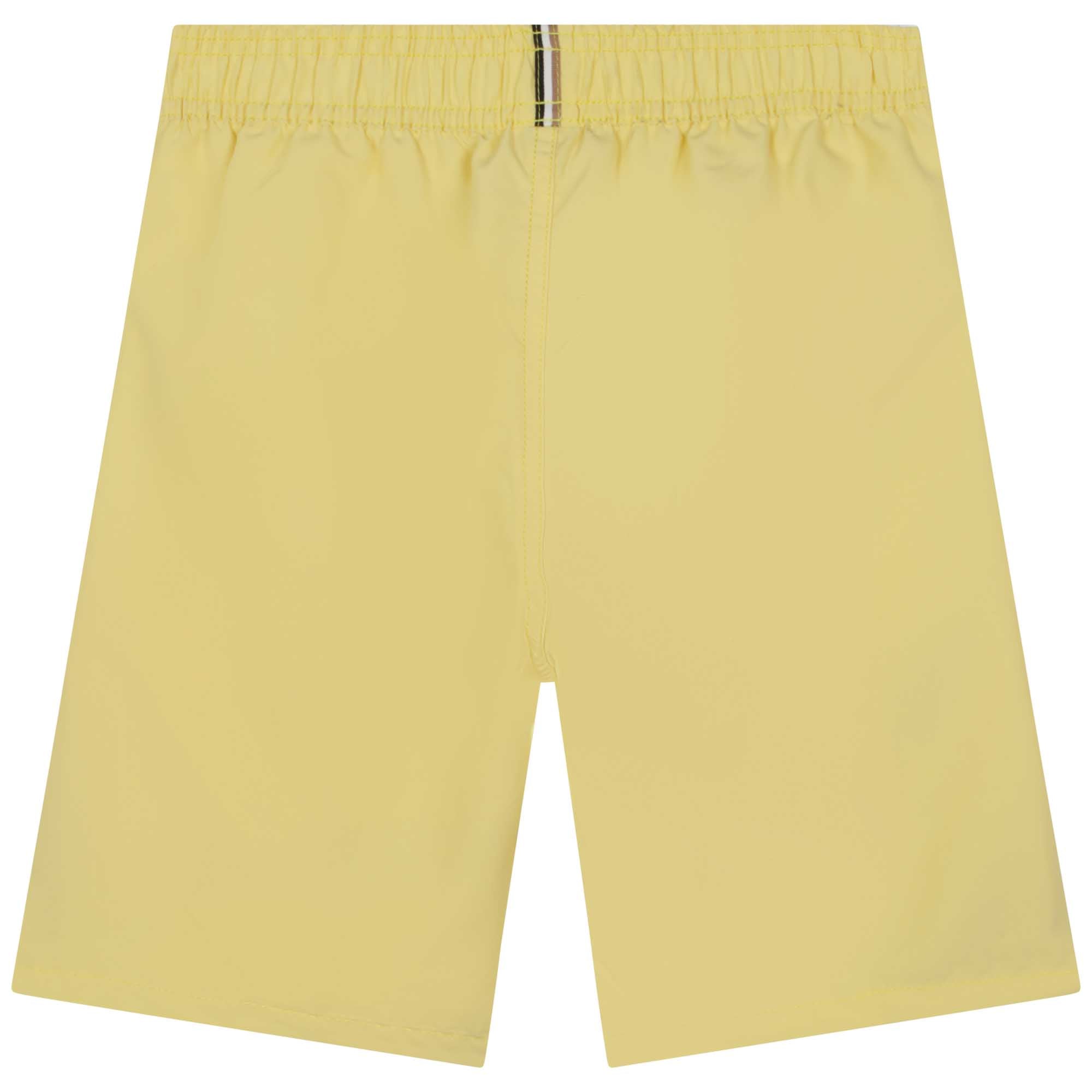 Short de bain finition peau de pêche - Mais