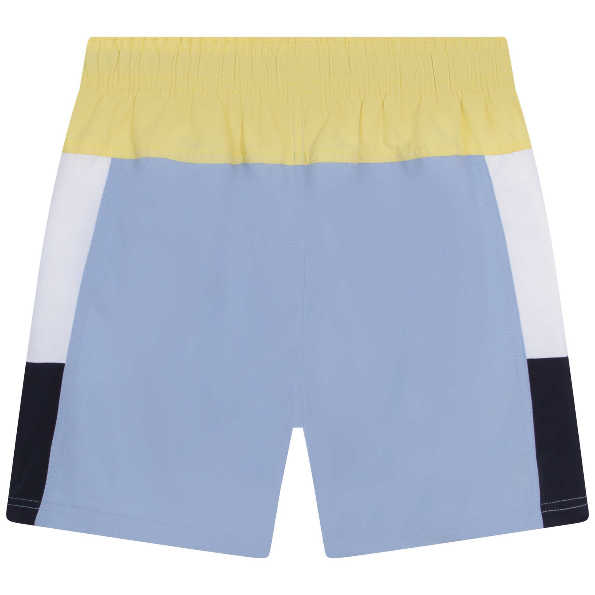 Short de bain tricolore - Light sky
