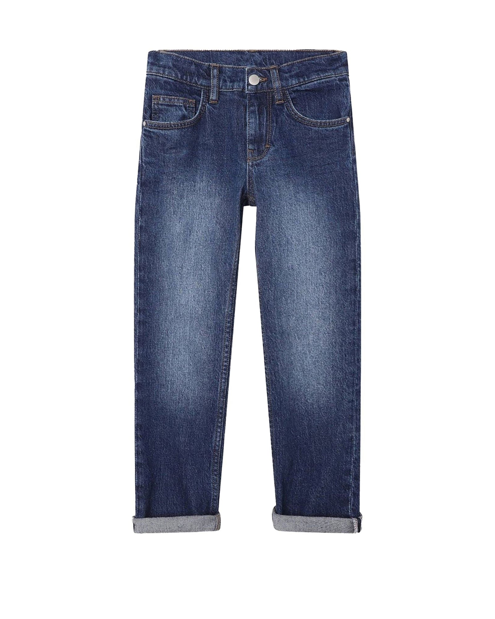 Pantalon denim en coton - Stone