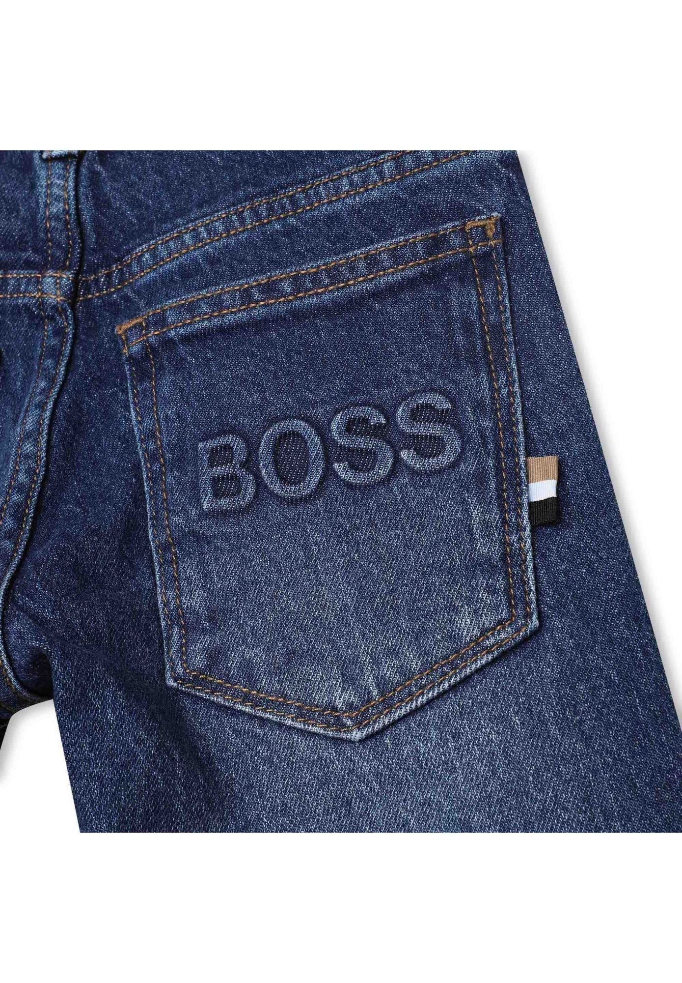 Pantalon denim en coton - Stone