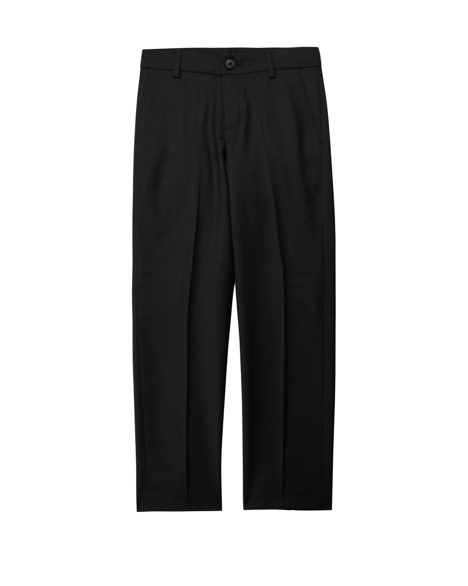 Wool suit trousers - Black