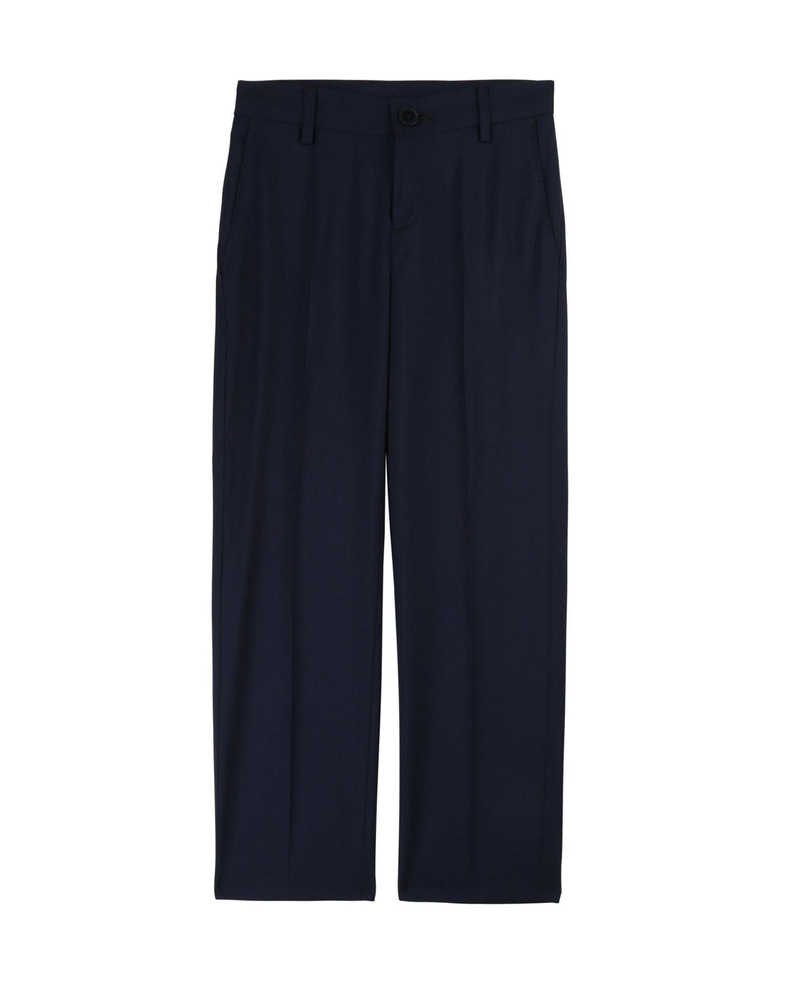 Pantalon de costume en laine - Bleu Cargo