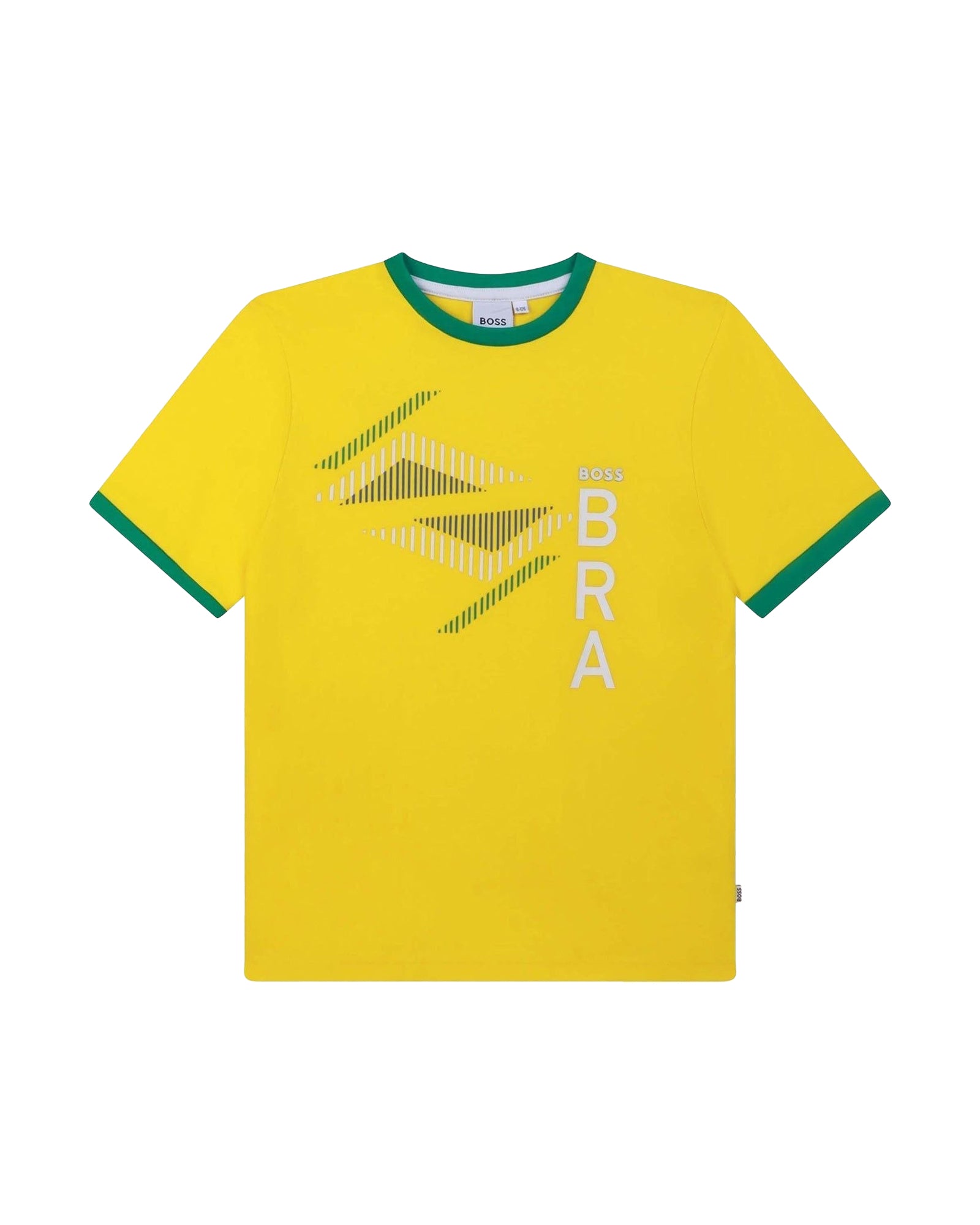 T-shirt à manches courtes en coton - Jaune Taxi
