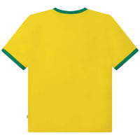 T-shirt à manches courtes en coton - Jaune Taxi