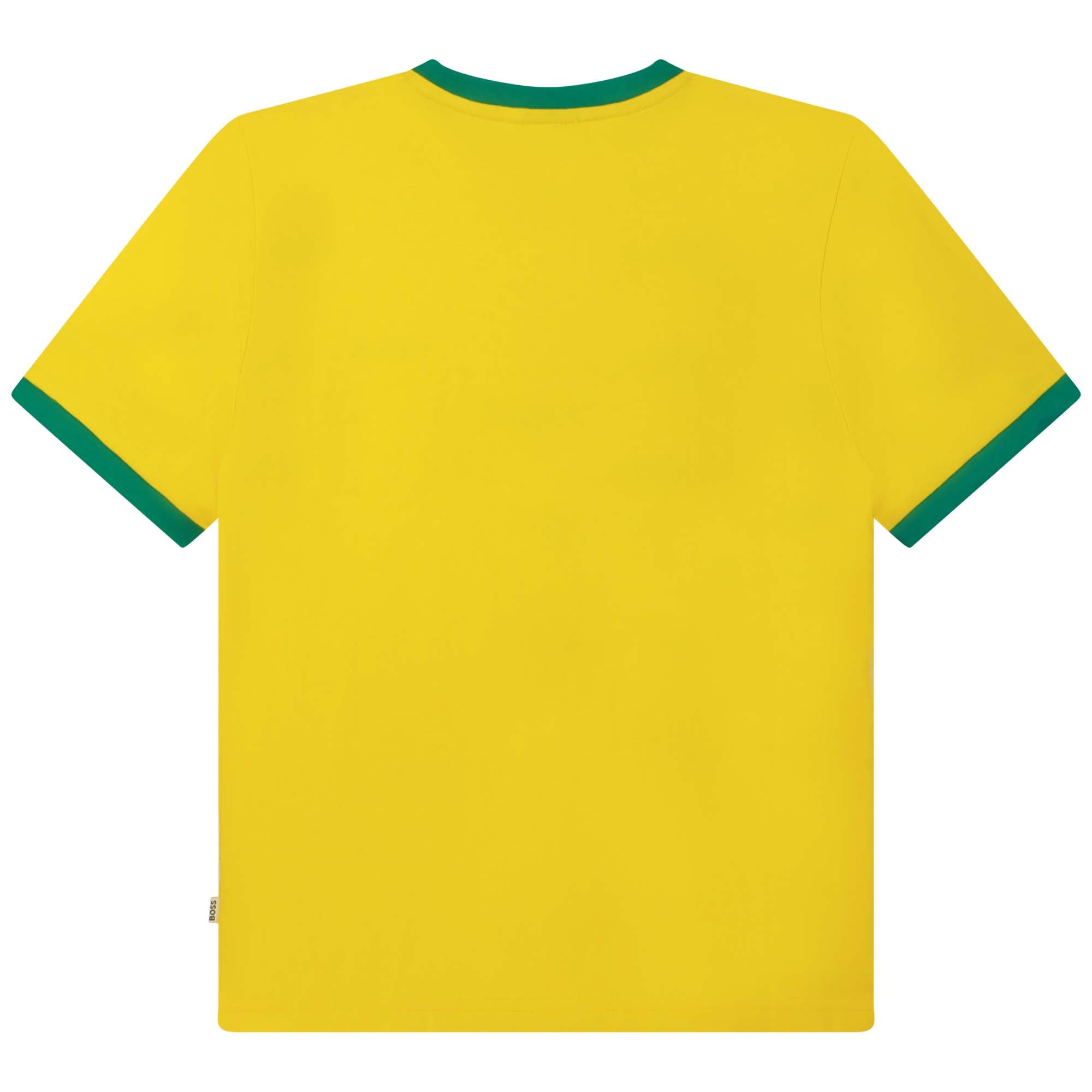 T-shirt à manches courtes en coton - Jaune Taxi