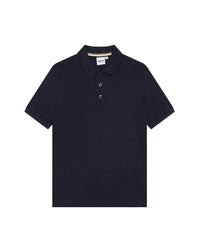 Polo à manches courtes en coton - Bleu Cargo