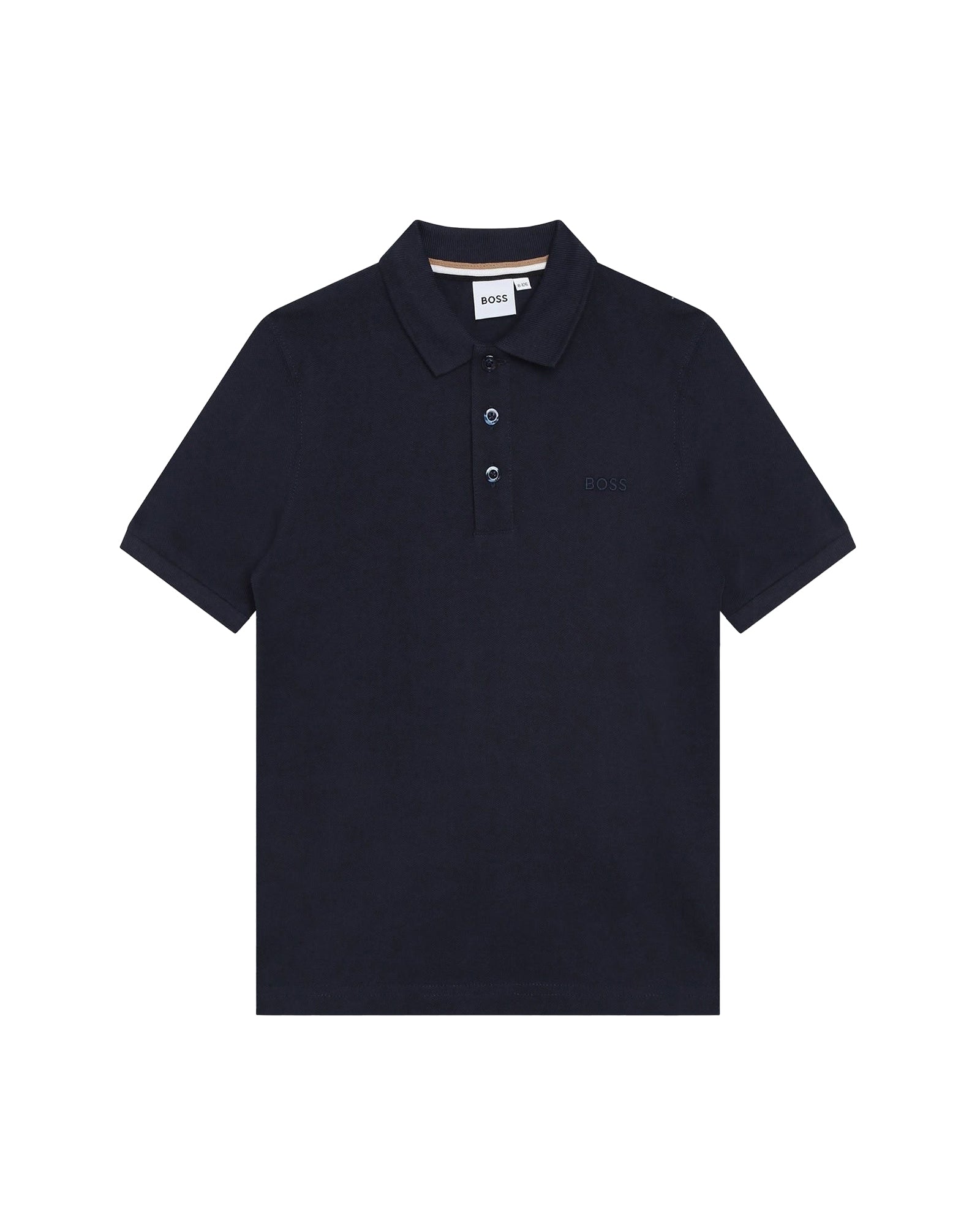 Polo à manches courtes en coton - Bleu Cargo