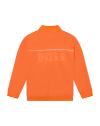 Velour tracksuit waistcoat - Pumpkin