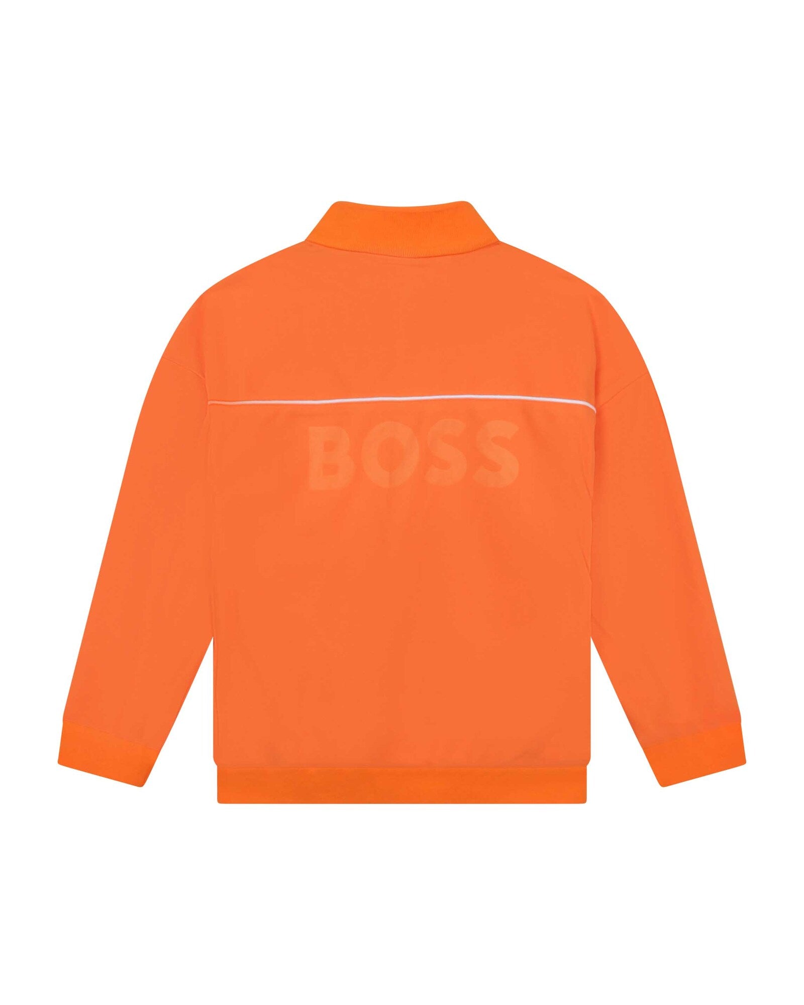 Velour tracksuit waistcoat - Pumpkin