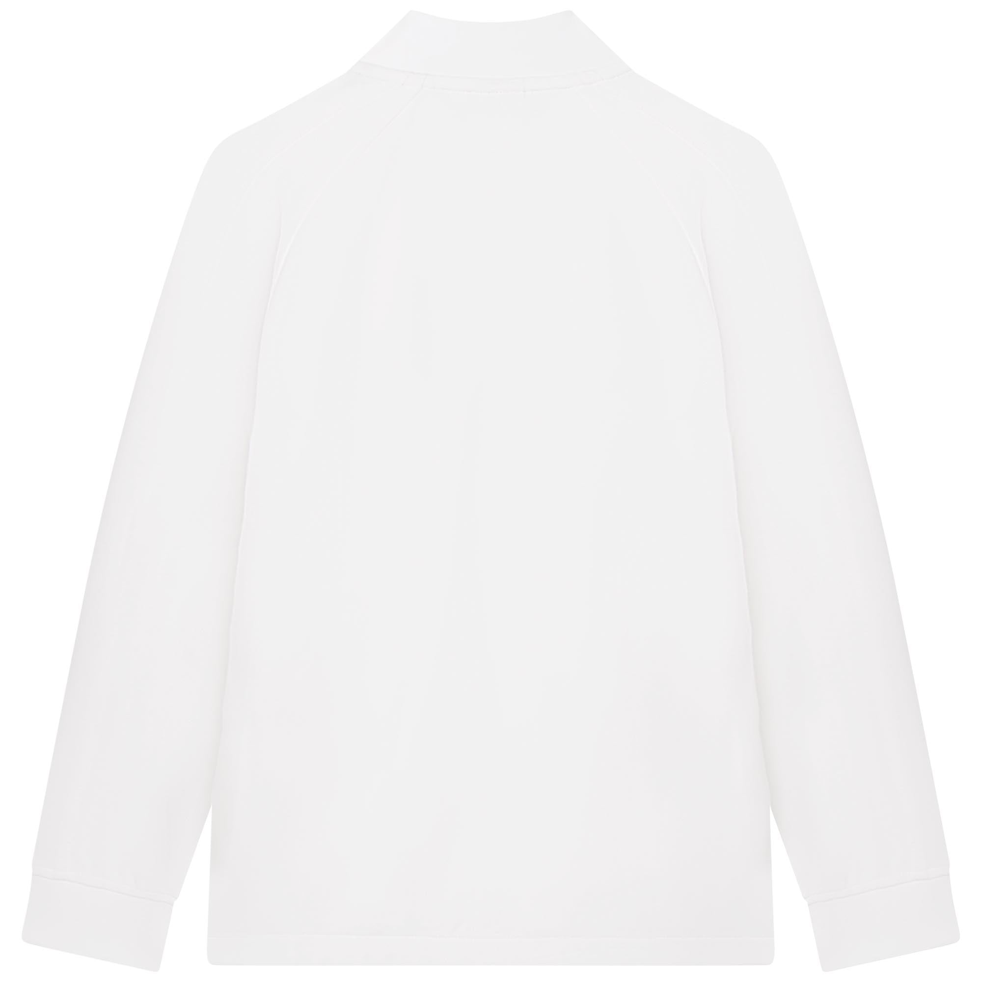 Gilet de survêtement piqué en coton - Blanc