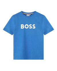 T-shirt à manches courtes en coton - Bleu methyle