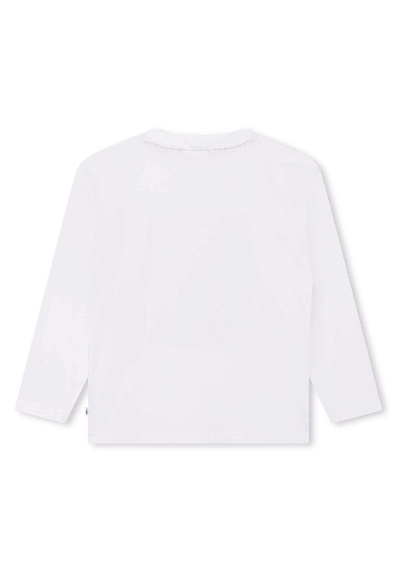 Long-sleeved cotton T-shirt - White