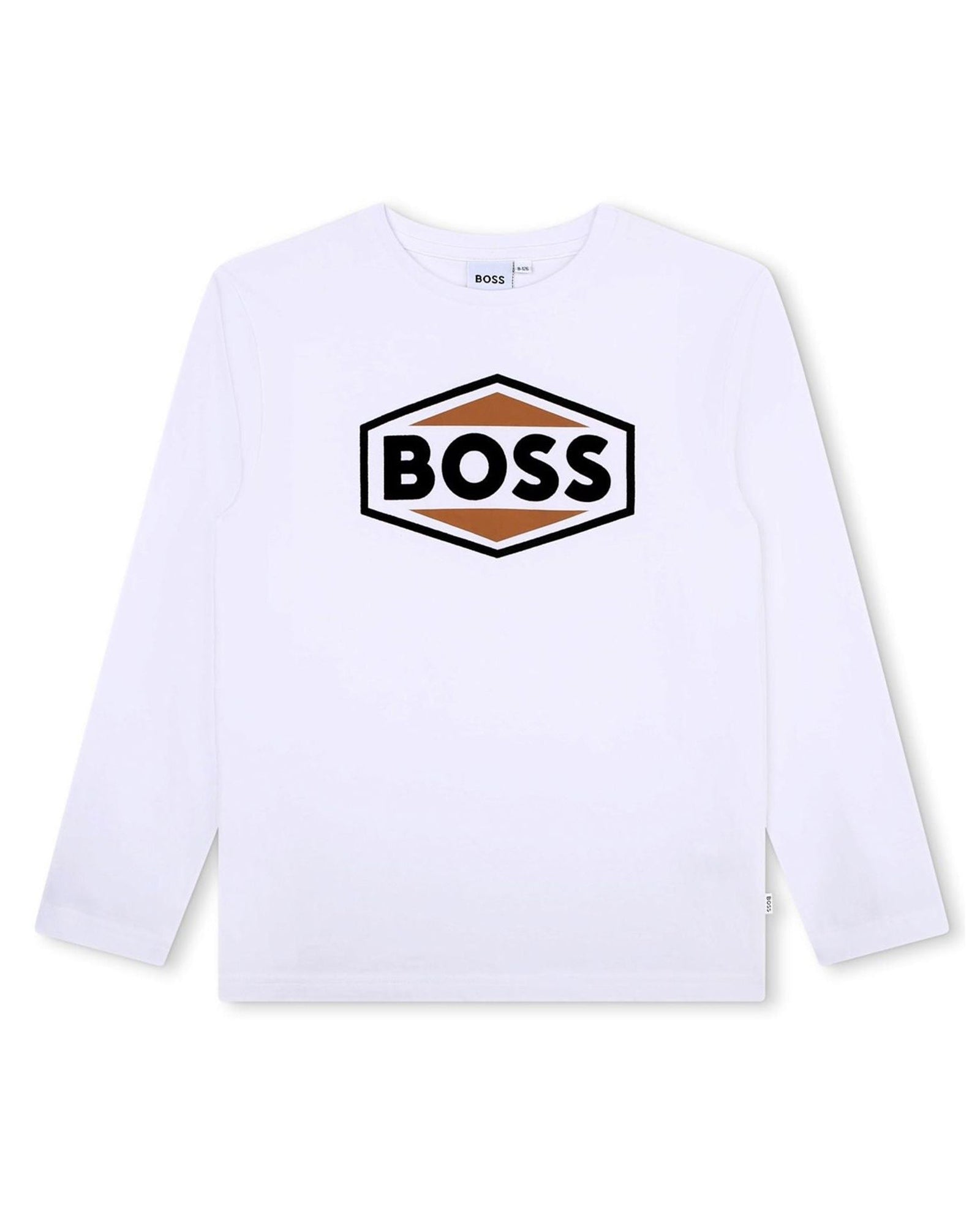 T-shirt à manches longues en coton - Blanc