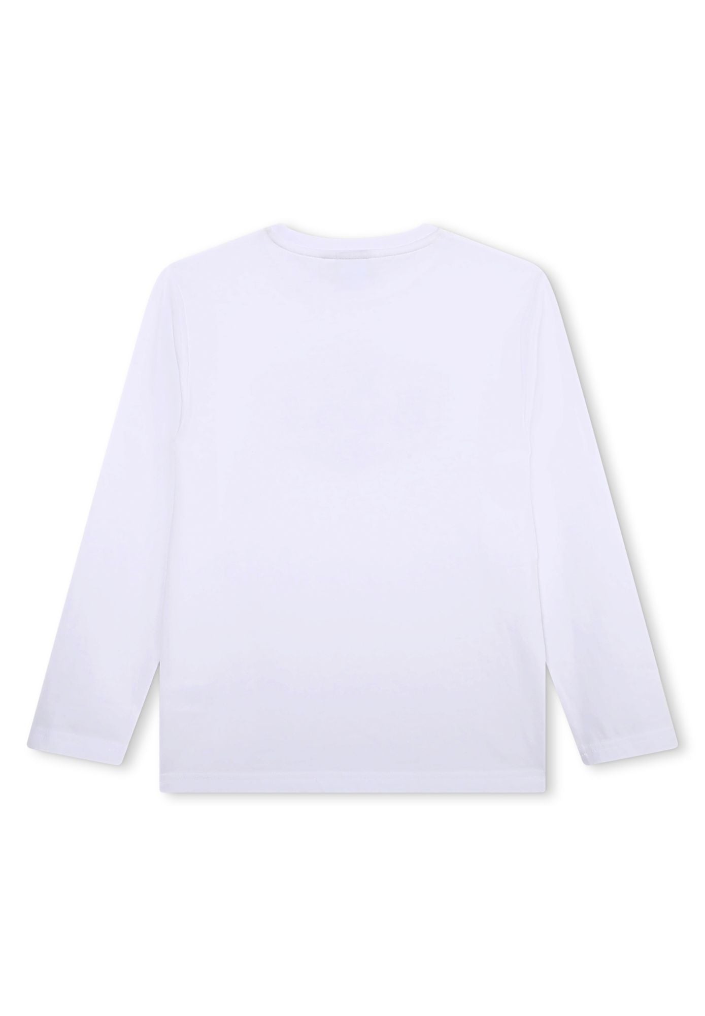 T-shirt à manches longues en coton - Blanc