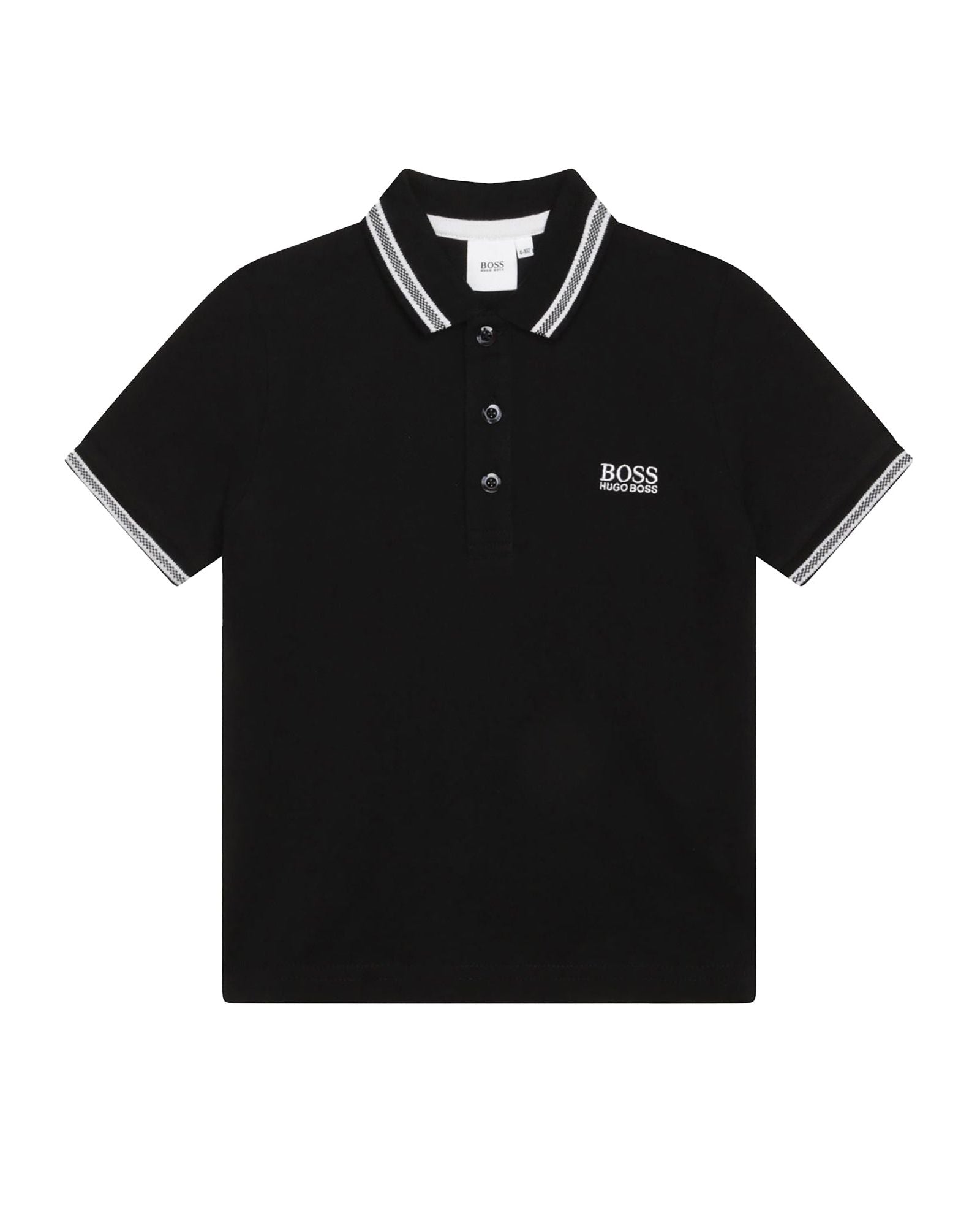 Polo à manches courtes en coton - Black