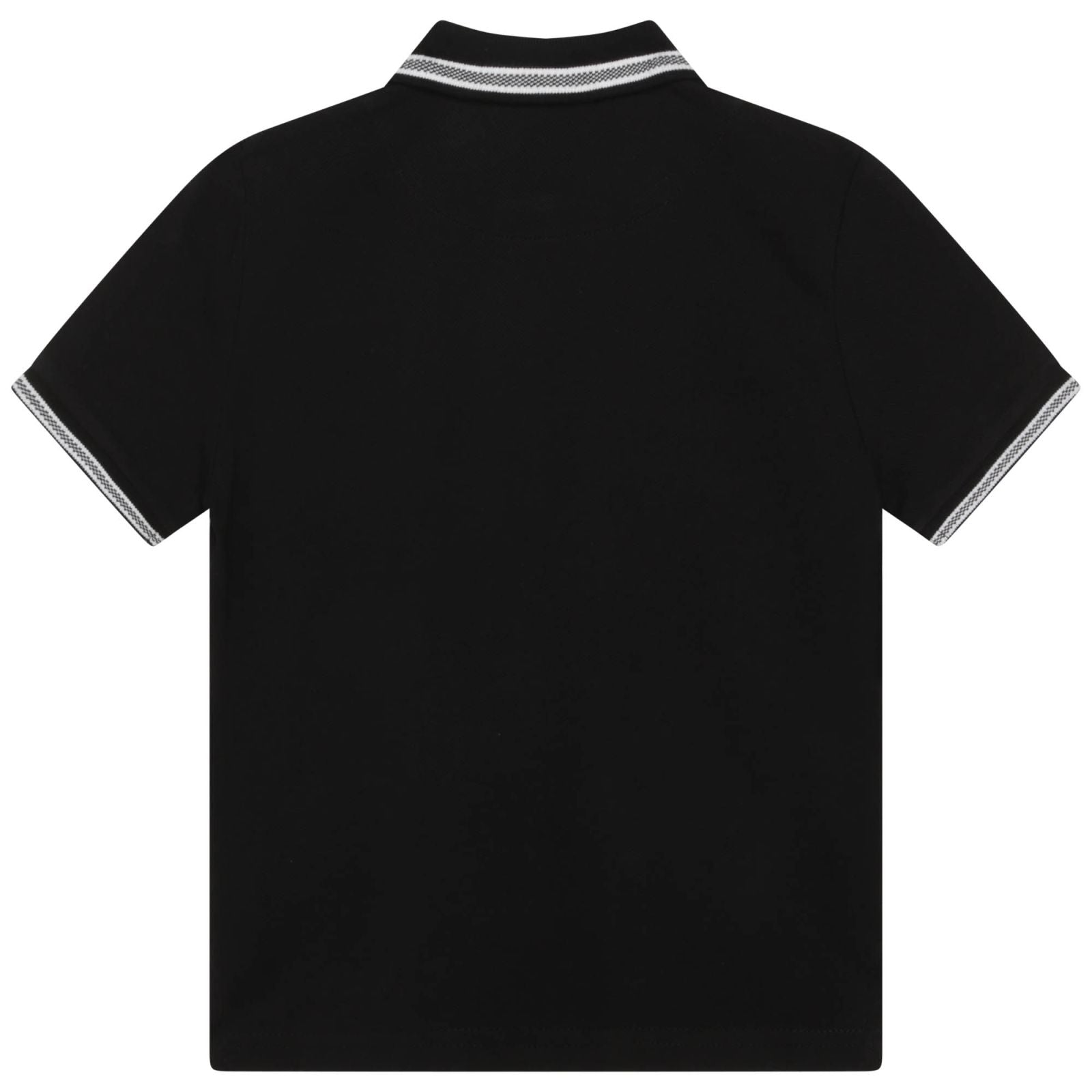 Polo à manches courtes en coton - Black