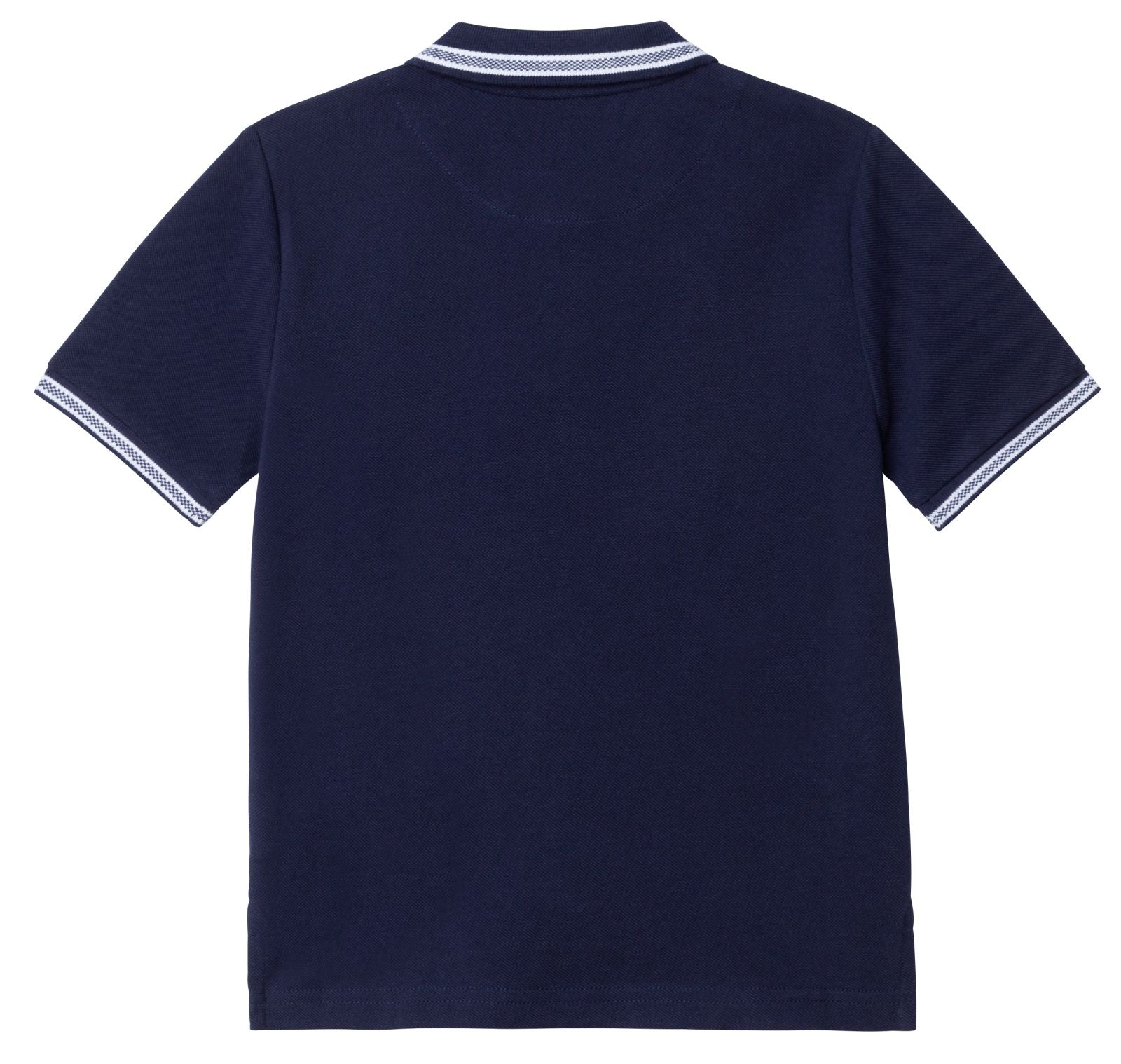 Polo à manches courtes en coton - Bleu cargo