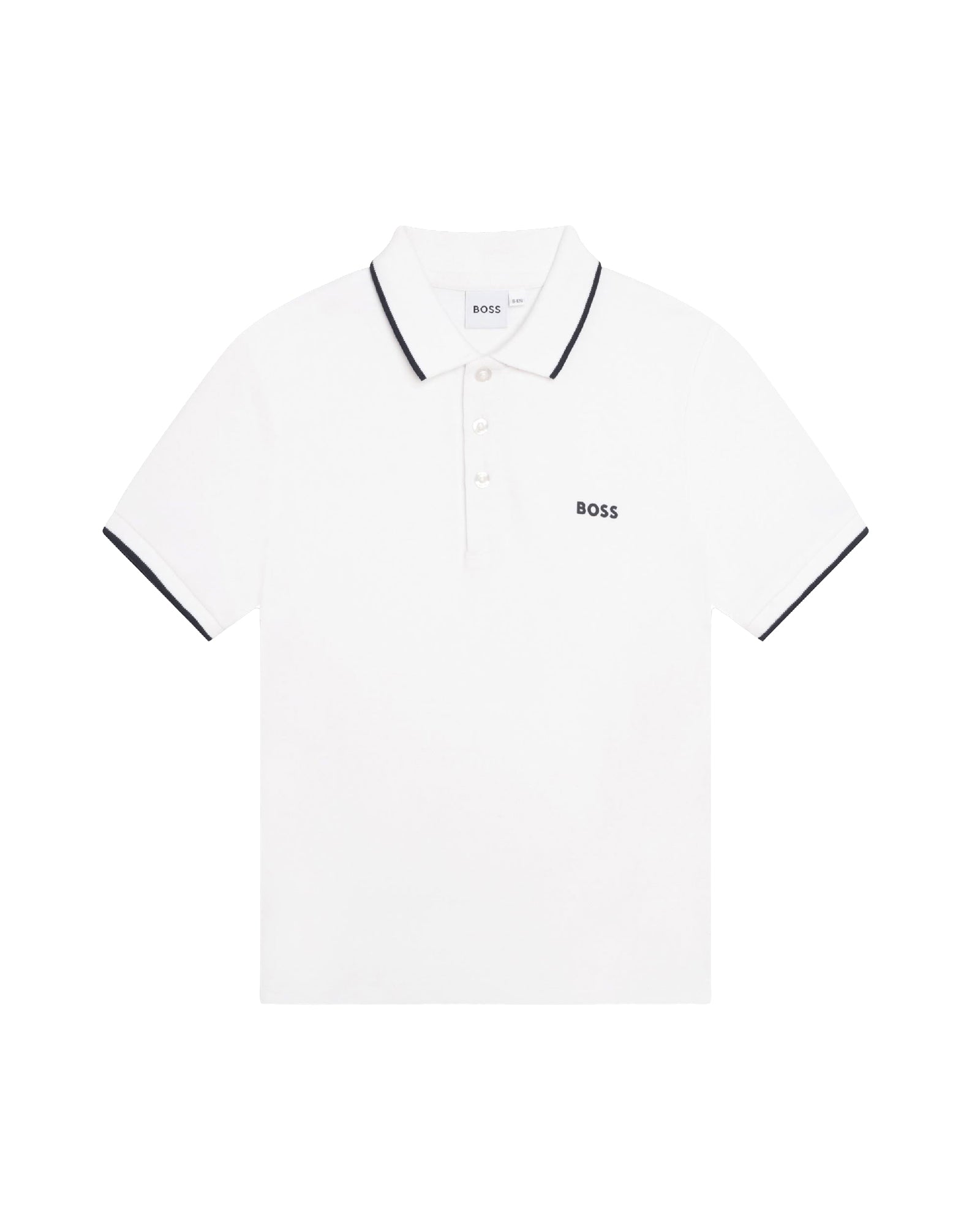 Short-sleeved polo shirt - White