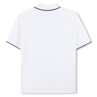 Short-sleeved polo shirt - White