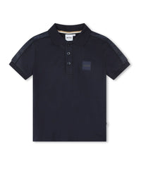 Short-sleeved polo shirt - Cargo blue