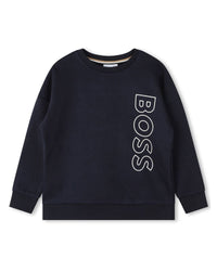 Sweatshirt en coton - Bleu cargo