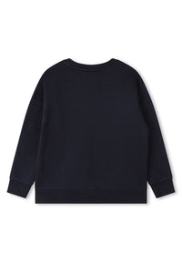 Sweatshirt en coton - Bleu cargo