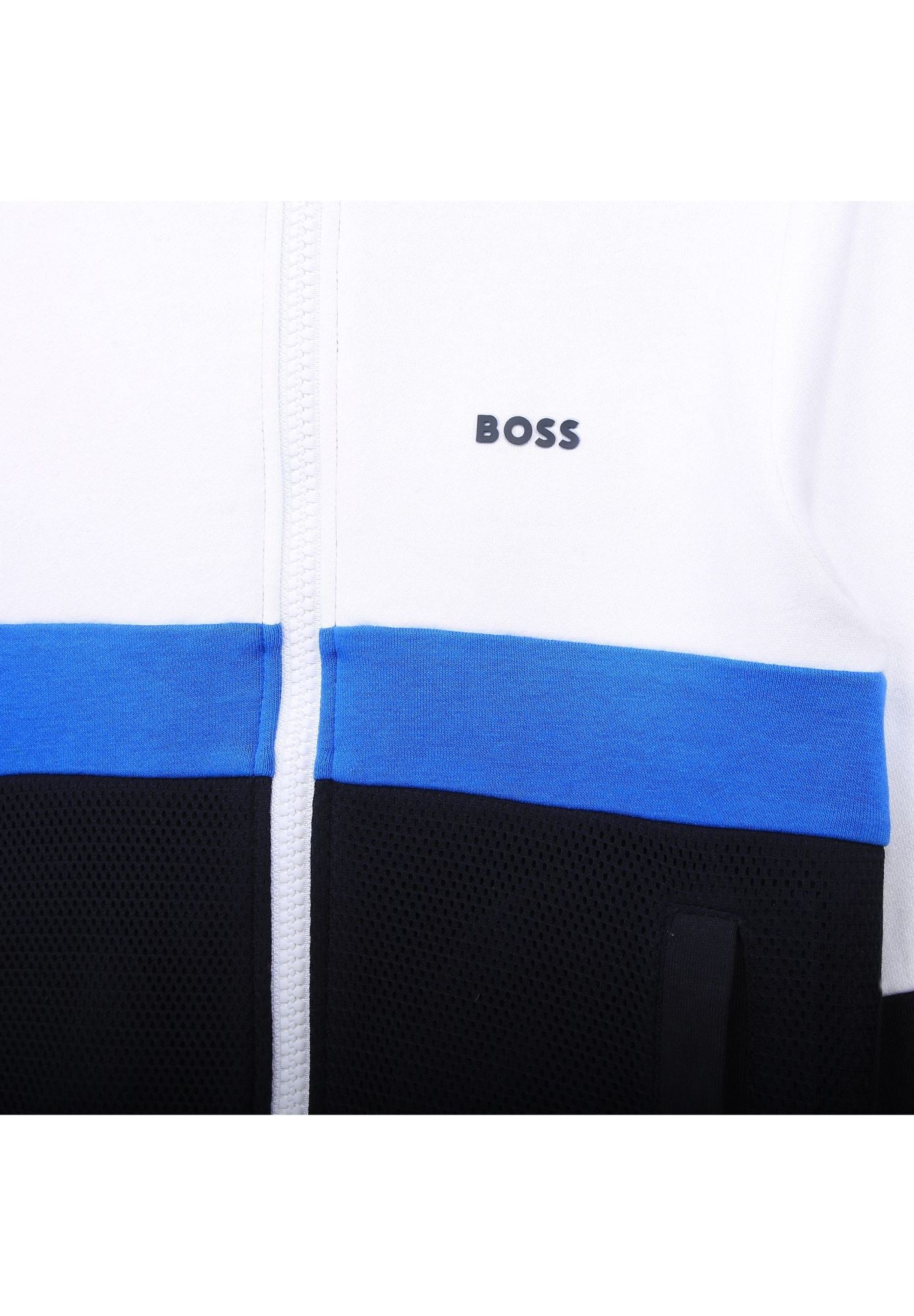 Cardigan à capuche en coton - Bleu cargo