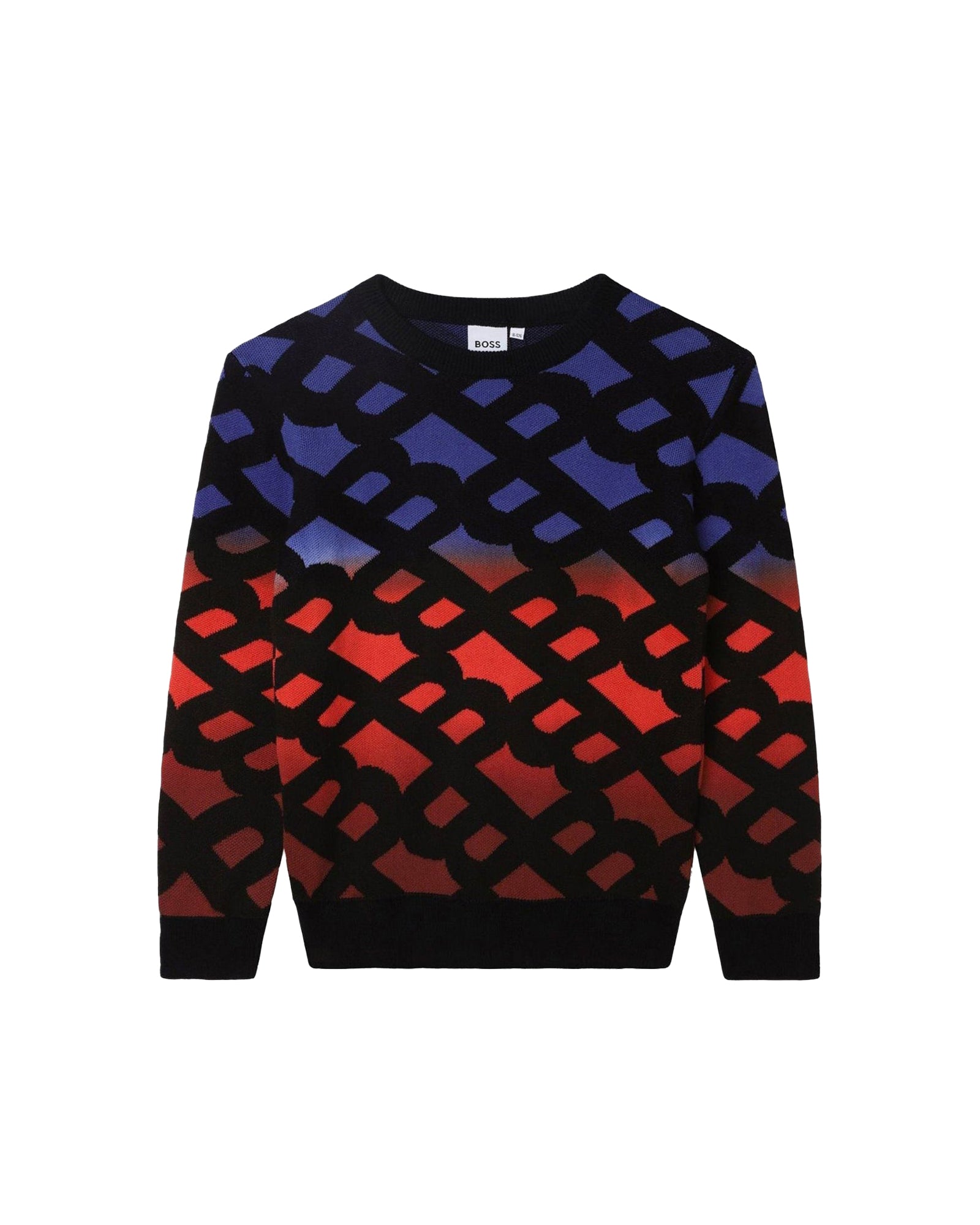 Pull en coton - Rouge Bleu