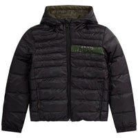 Doudoune manches longues à capuche - Uniform green