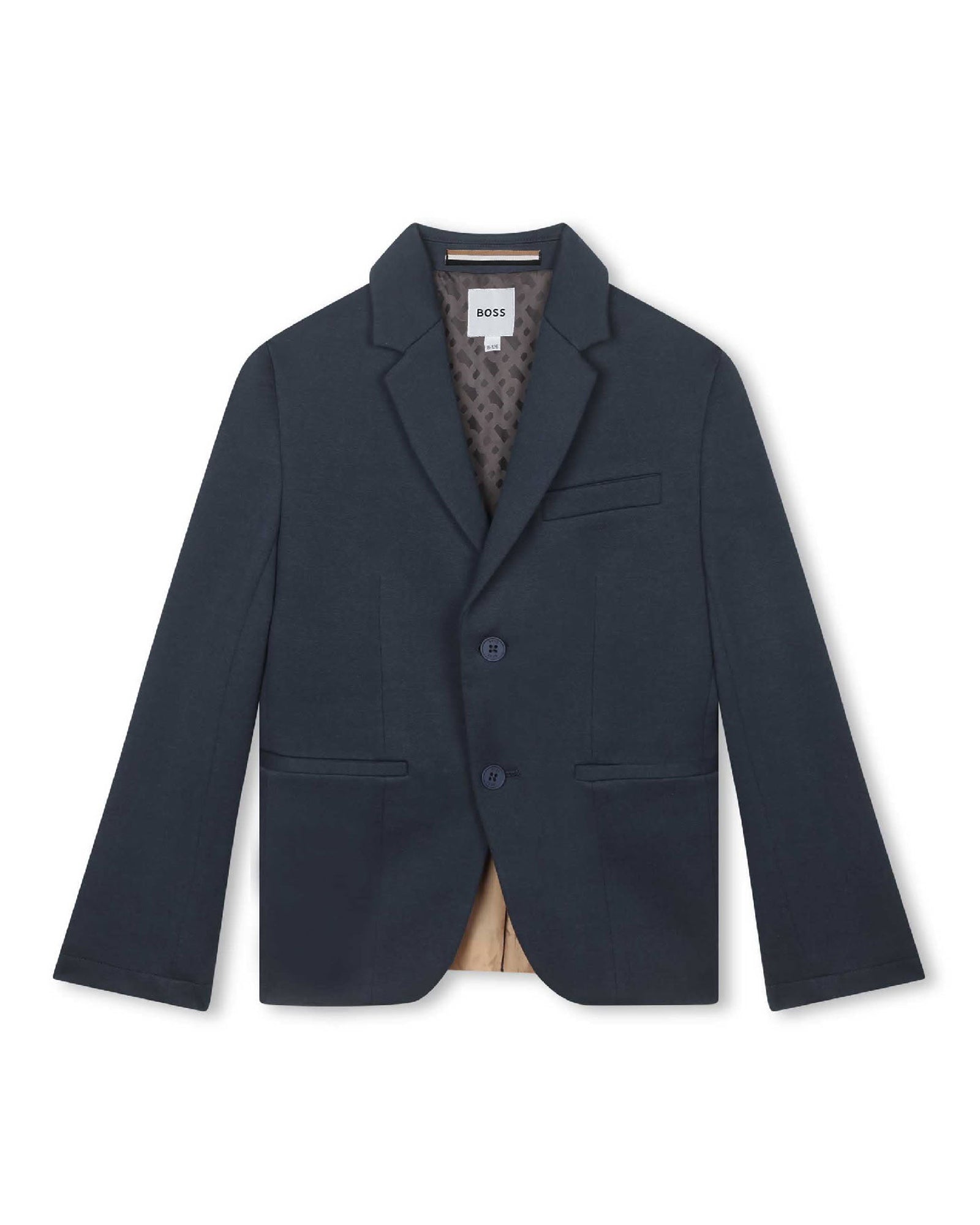 Cotton suit jacket - Marine Blue