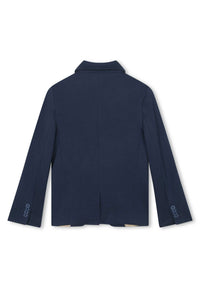 Veste de costume en coton - Marine blue