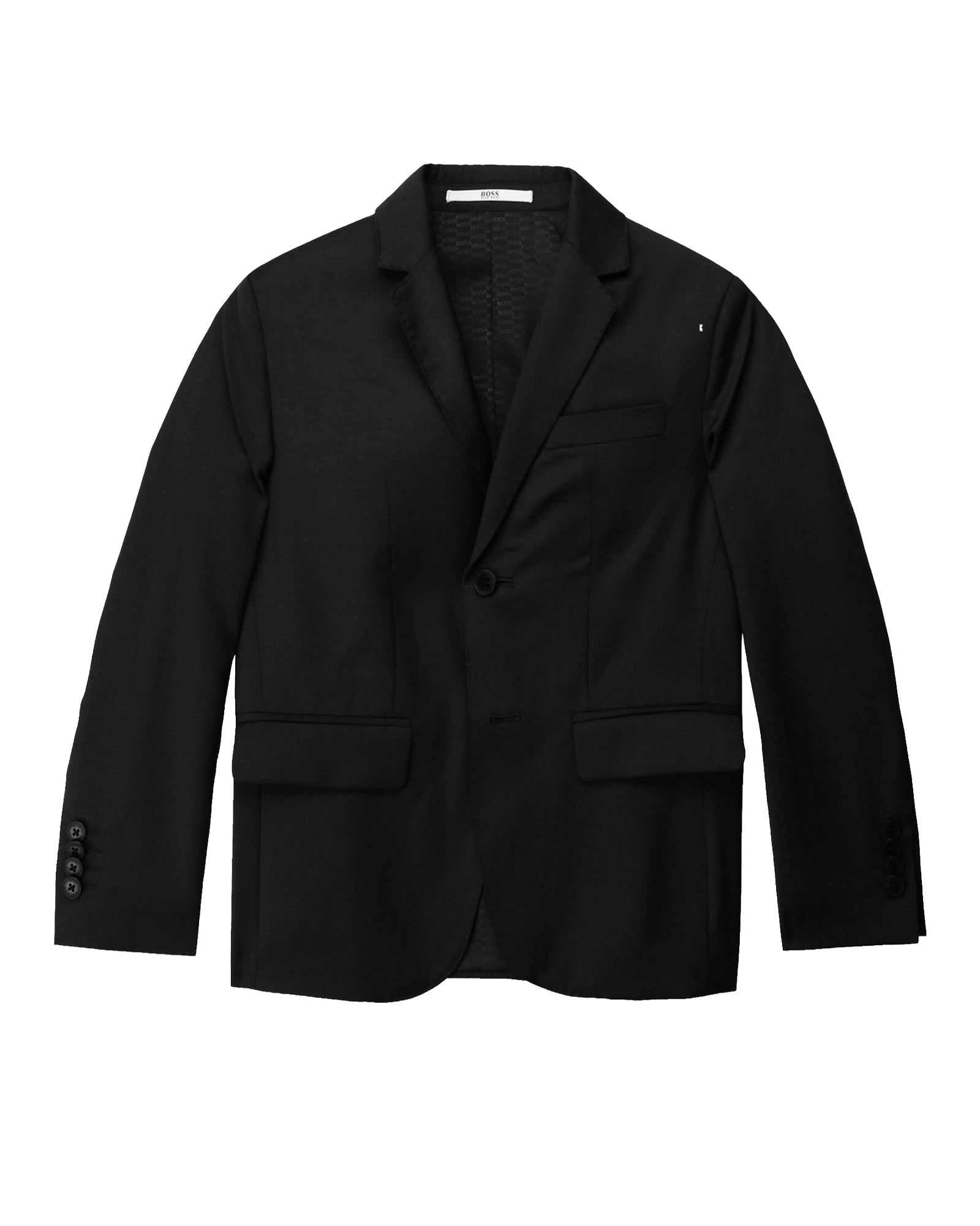 Veste de costume all over en laine - Black