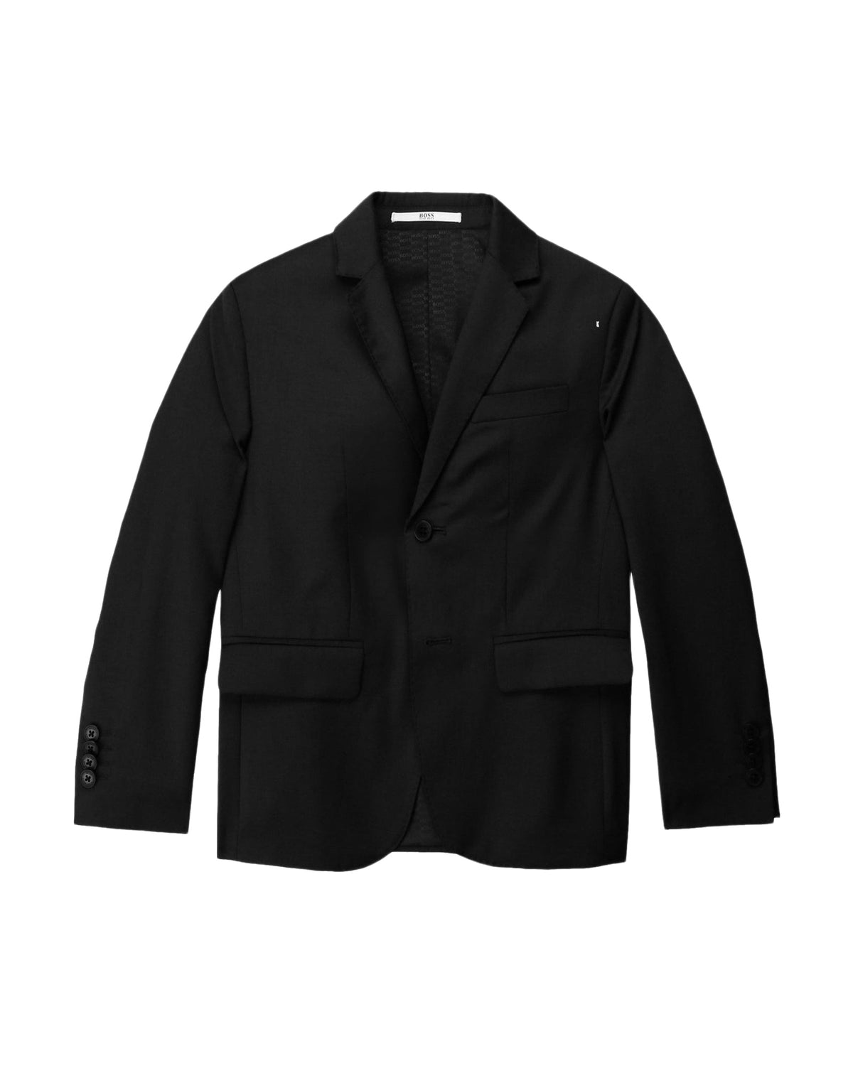 Veste de costume all over en laine - Black