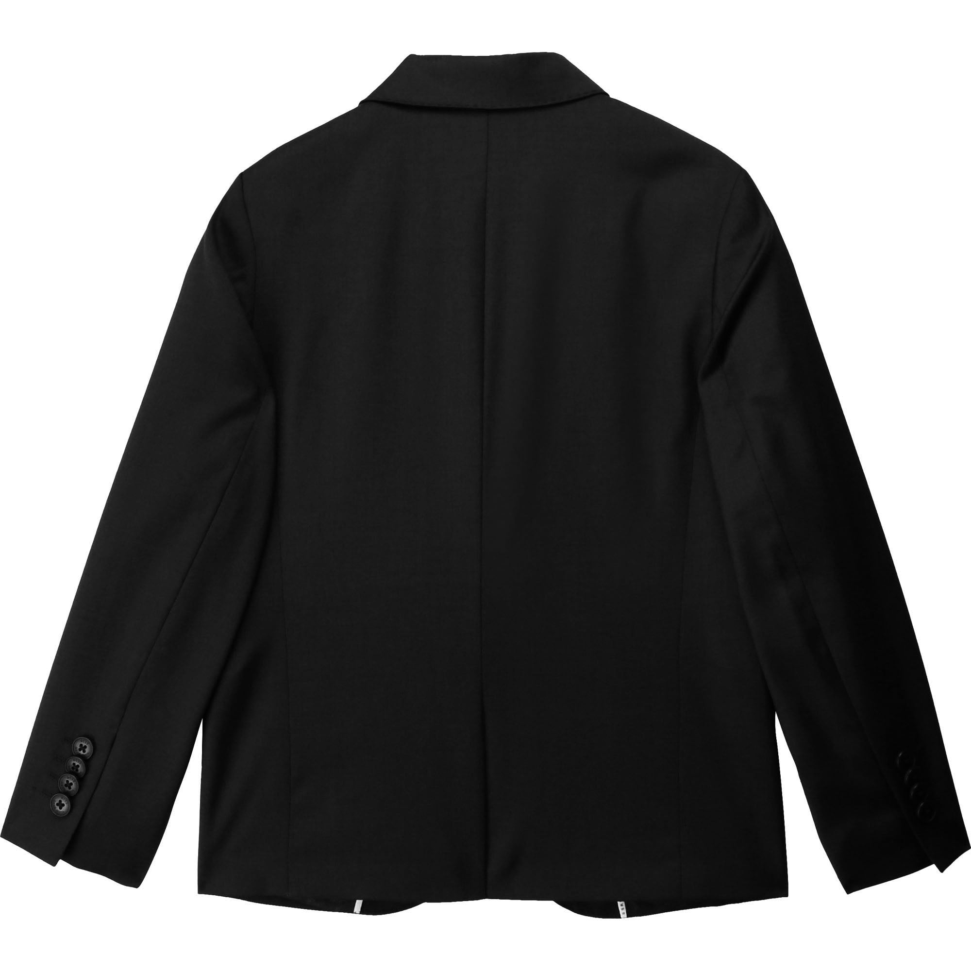 Veste de costume all over en laine - Black