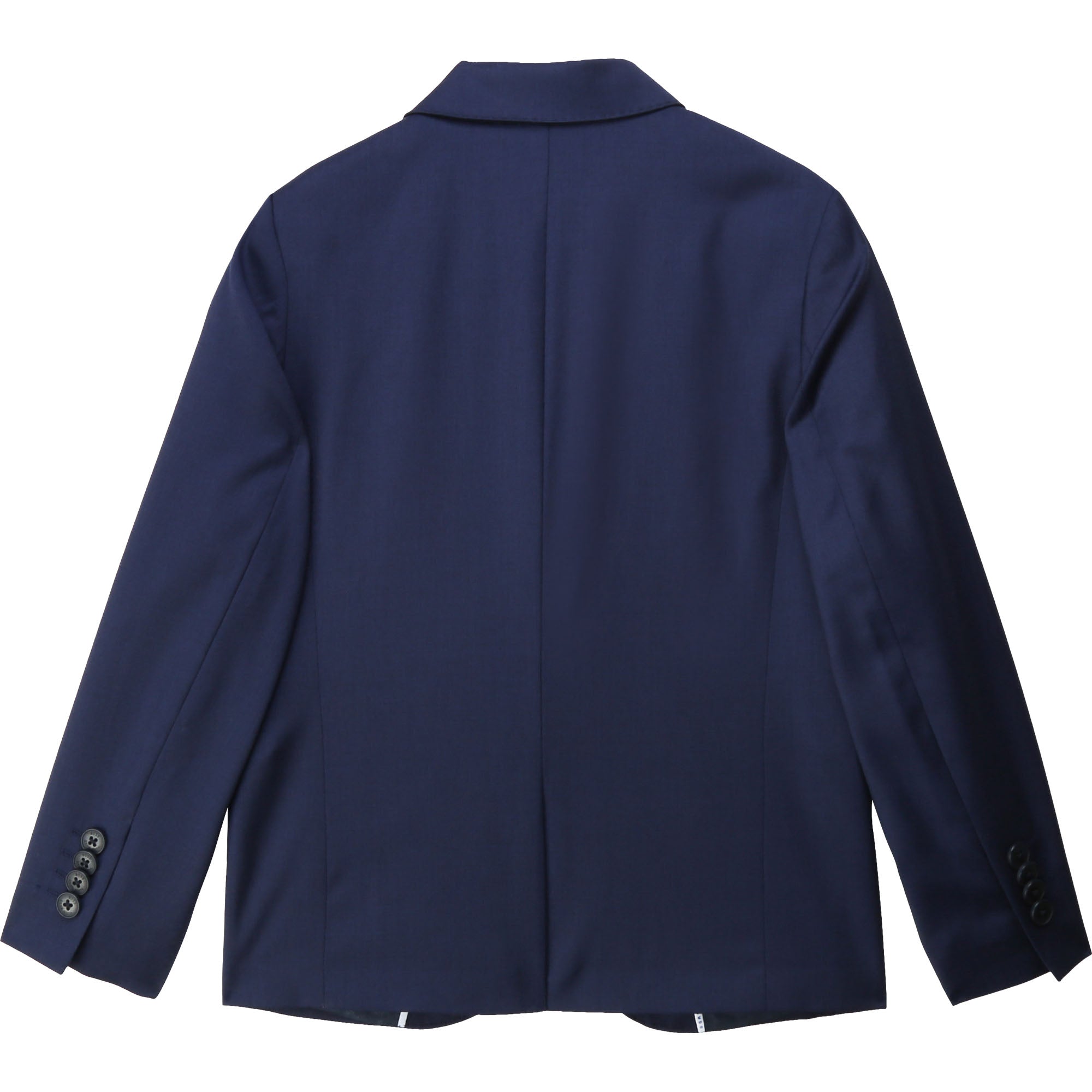 Veste de costume all over en laine - Bleu Cargo