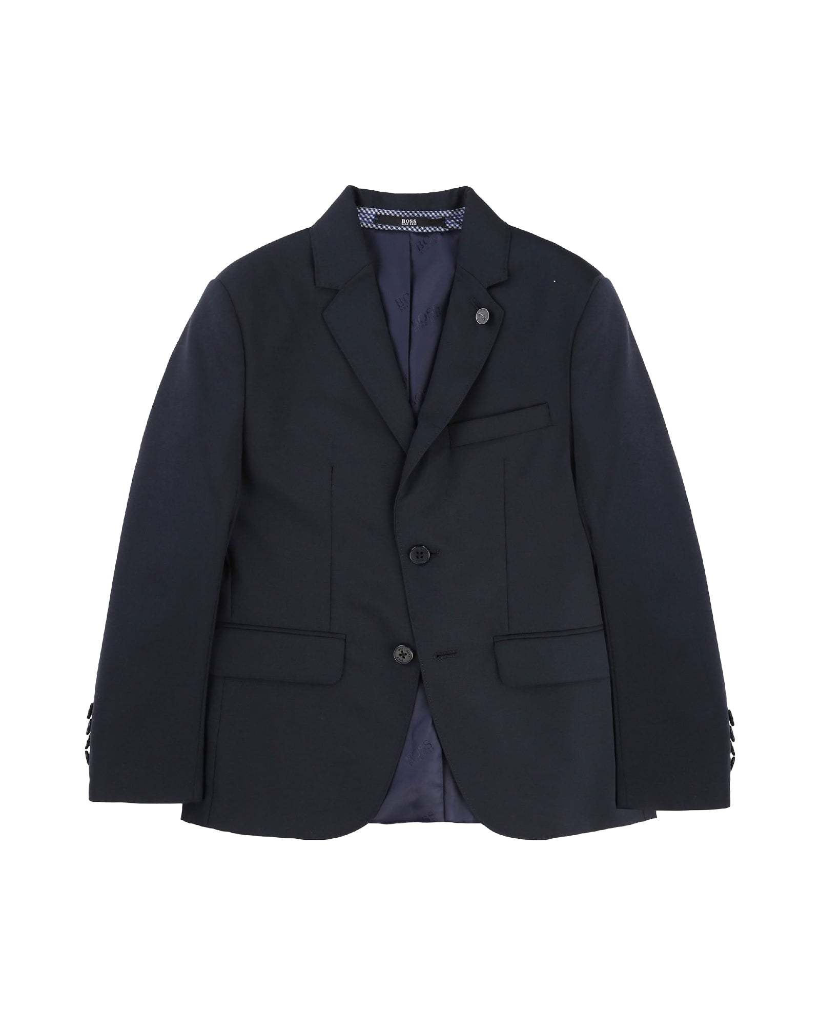 Veste de costume en laine - Bleu Cargo