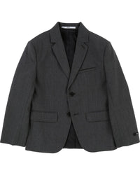 Veste de costume fil à fil - Gris Noir