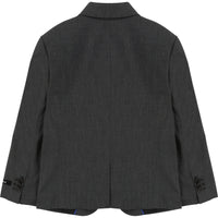 Veste de costume fil à fil - Gris Noir