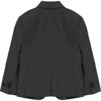 Veste de costume fil à fil - Gris Noir