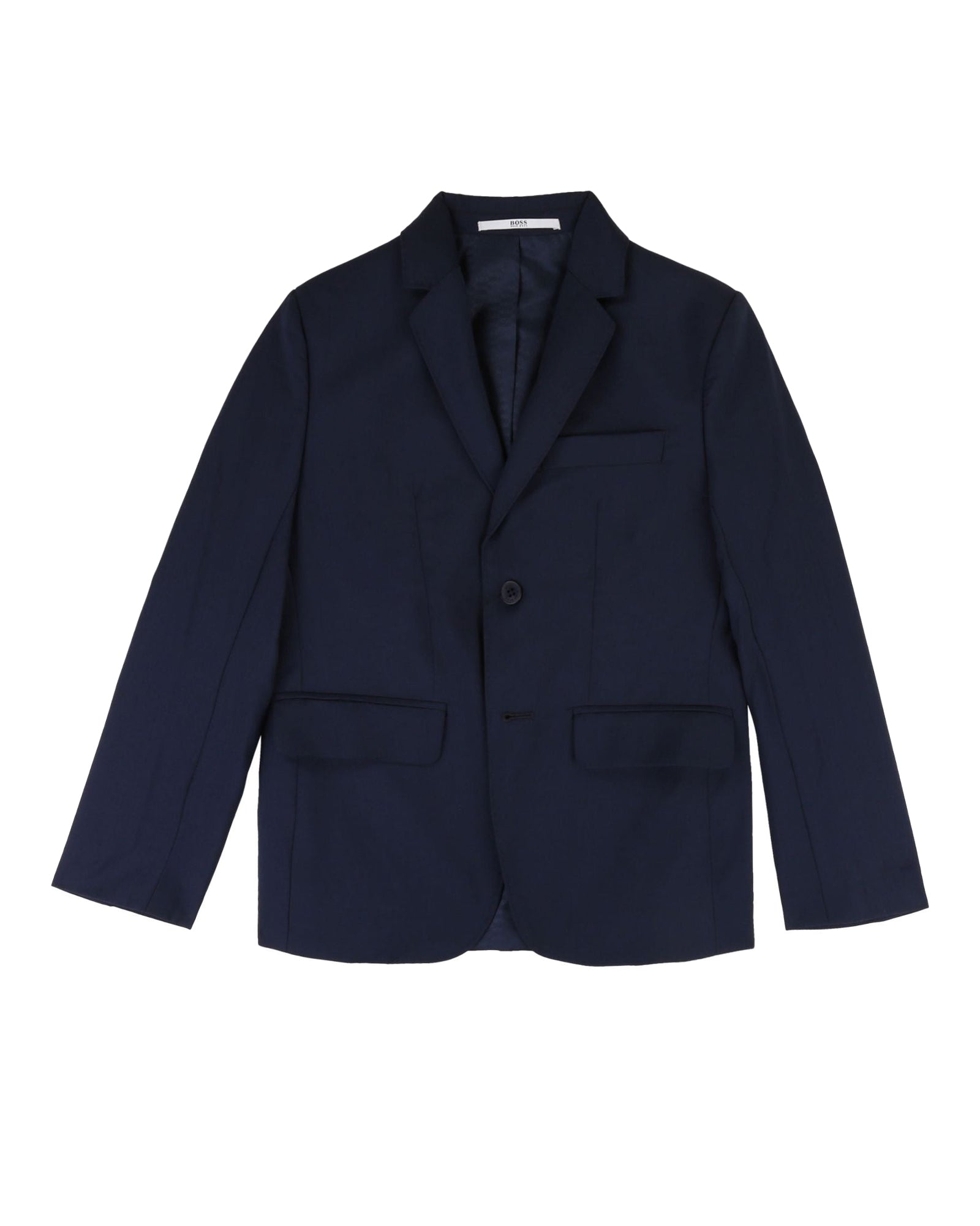 Veste de costume en laine - Bleu Cargo