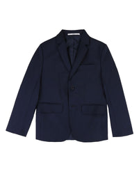 Veste de costume en laine - Bleu Cargo