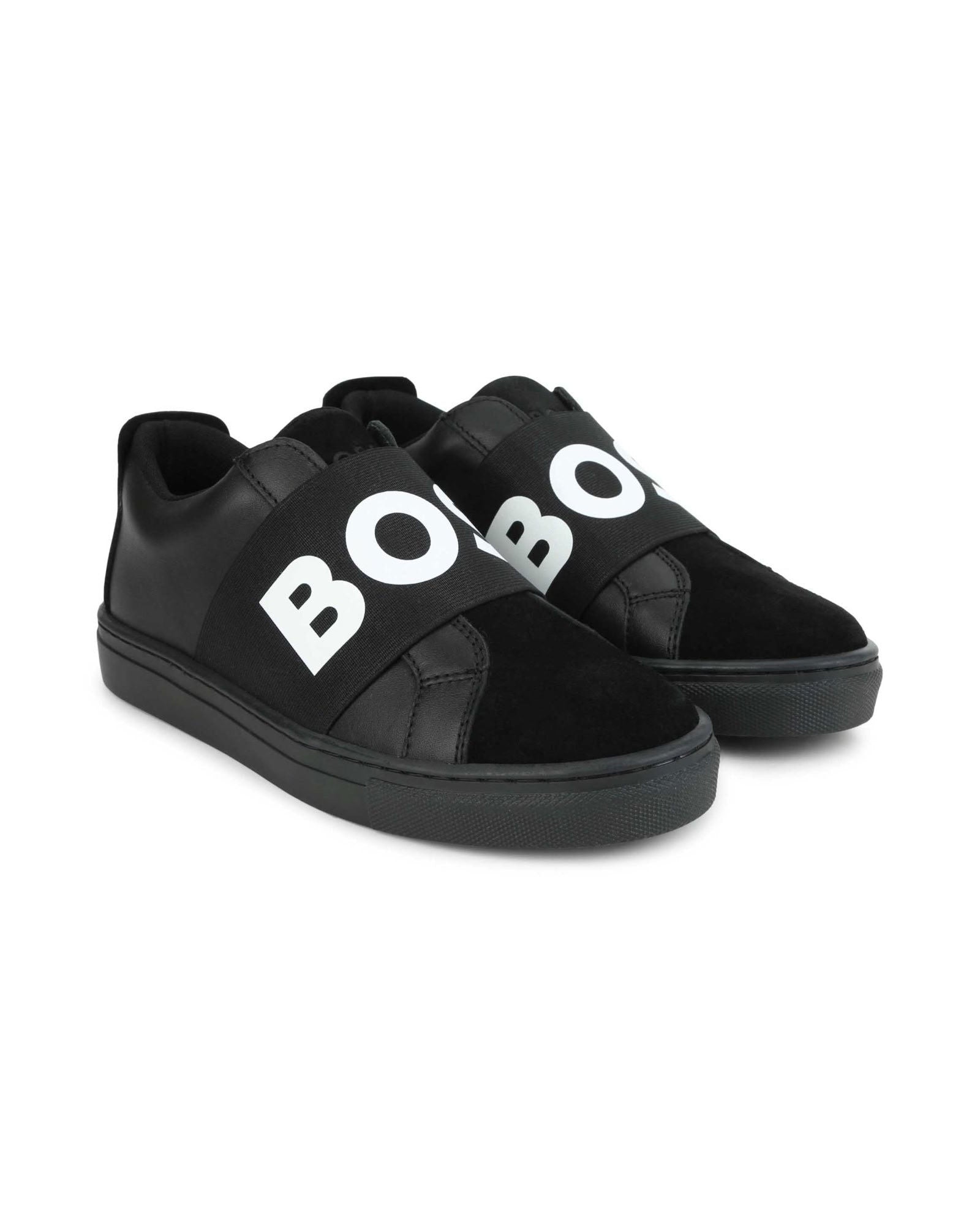 Leather sneakers - Black