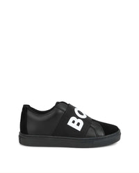 Leather trainers - Black
